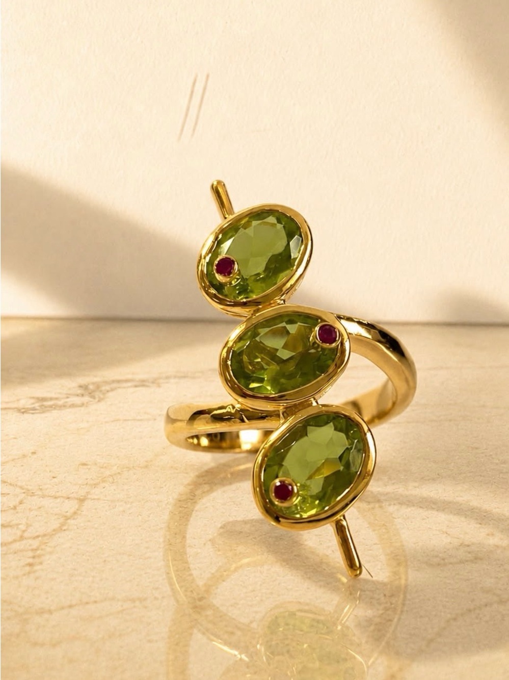 Gold Dirt Martini ring